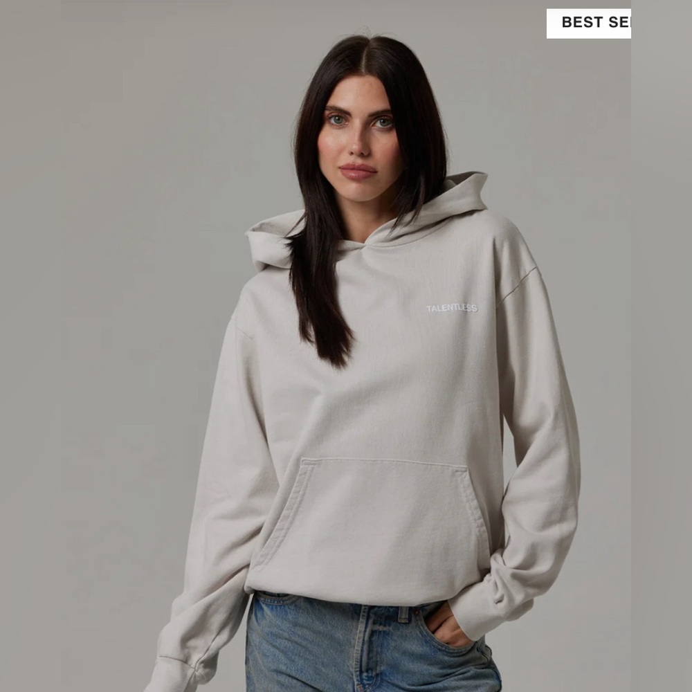 TALENTLESS Gray Sweatshirt Hoodie
